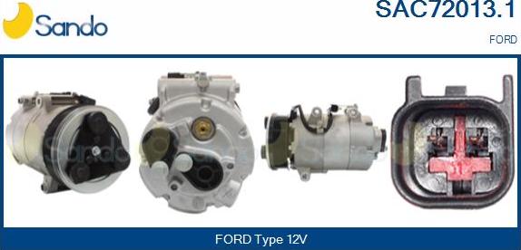Sando SAC72013.1 - Kompressor, kondisioner furqanavto.az