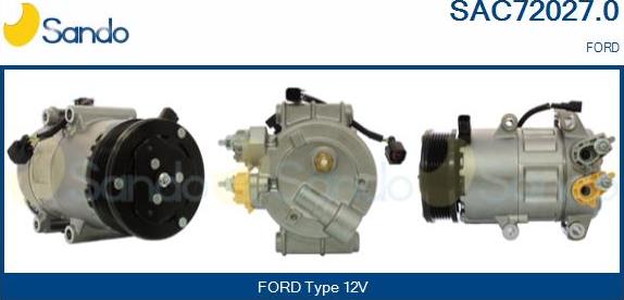 Sando SAC72027.0 - Kompressor, kondisioner furqanavto.az