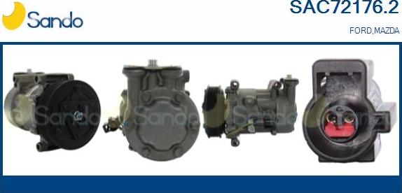 Sando SAC72176.2 - Kompressor, kondisioner furqanavto.az