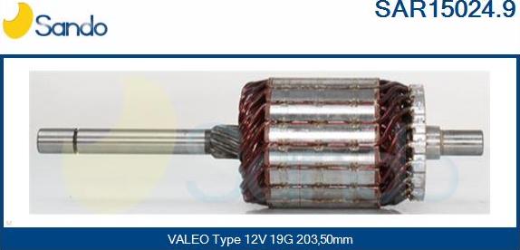 Sando SAR15024.9 - Armatur, başlanğıc furqanavto.az