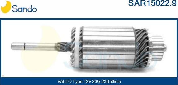 Sando SAR15022.9 - Armatur, başlanğıc furqanavto.az