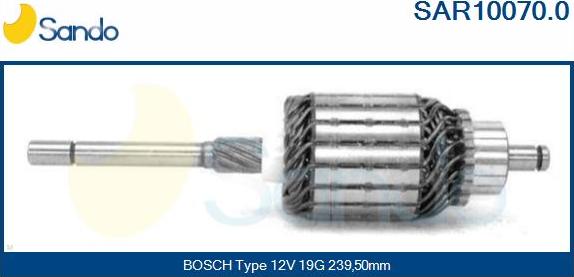 Sando SAR10070.0 - Armatur, başlanğıc furqanavto.az
