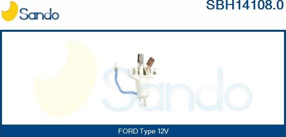 Sando SBH14108.0 - Tutacaq, karbon fırçalar furqanavto.az