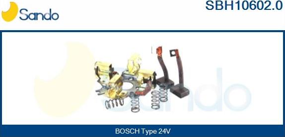 Sando SBH10602.0 - Tutacaq, karbon fırçalar furqanavto.az