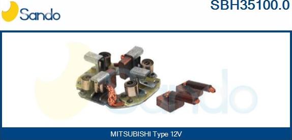 Sando SBH35100.0 - Tutacaq, karbon fırçalar furqanavto.az