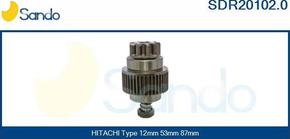 Sando SDR20102.0 - Pinion, başlanğıc furqanavto.az