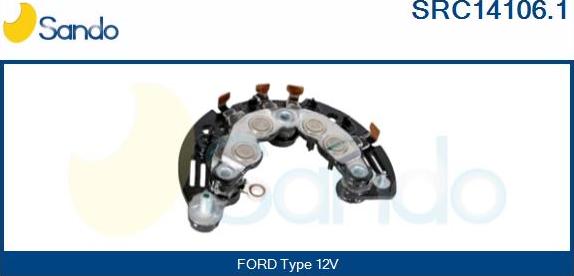 Sando SRC14106.1 - Düzləşdirici, alternator furqanavto.az