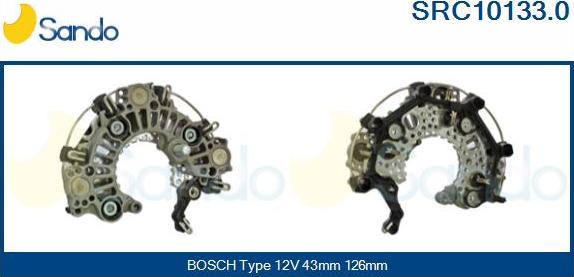 Sando SRC10133.0 - Düzləşdirici, alternator furqanavto.az