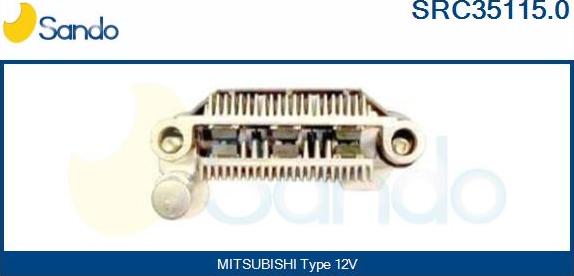 Sando SRC35115.0 - Düzləşdirici, alternator furqanavto.az