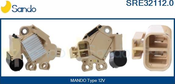 Sando SRE32112.0 - Gərginlik tənzimləyicisi, alternator furqanavto.az