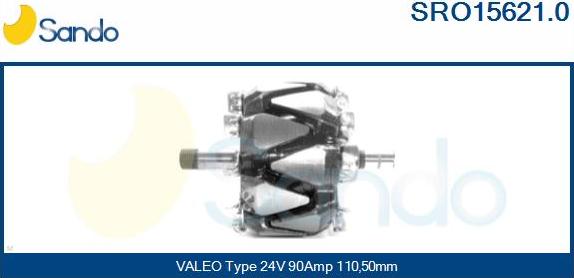 Sando SRO15621.0 - Rotor, alternator furqanavto.az