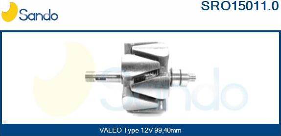 Sando SRO15011.0 - Rotor, alternator furqanavto.az