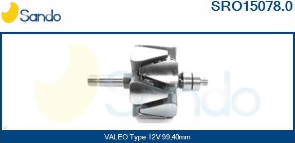Sando SRO15078.0 - Rotor, alternator furqanavto.az