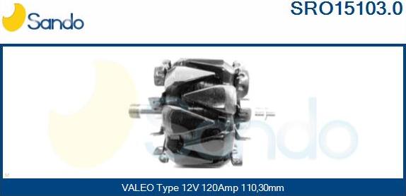 Sando SRO15103.0 - Rotor, alternator furqanavto.az