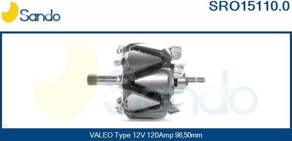 Sando SRO15110.0 - Rotor, alternator furqanavto.az