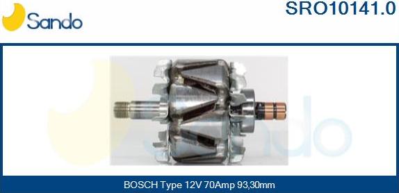 Sando SRO10141.0 - Rotor, alternator furqanavto.az