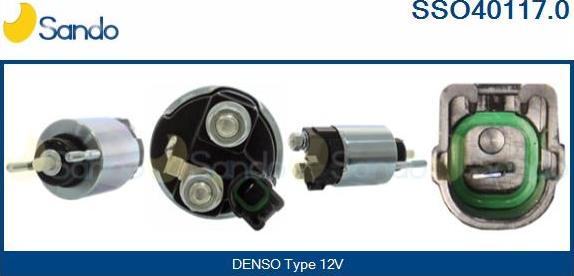 Sando SSO40117.0 - Solenoid açarı, başlanğıc furqanavto.az