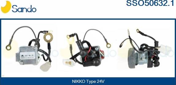 Sando SSO50632.1 - Solenoid açarı, başlanğıc furqanavto.az