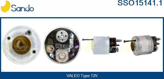 Sando SSO15141.1 - Solenoid açarı, başlanğıc furqanavto.az