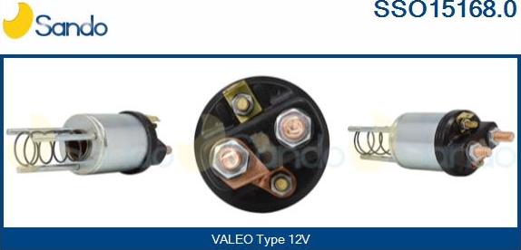 Sando SSO15168.0 - Solenoid açarı, başlanğıc furqanavto.az