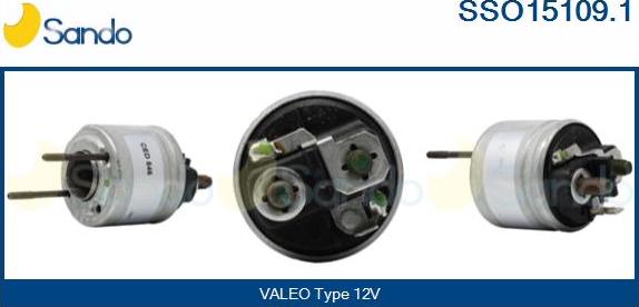 Sando SSO15109.1 - Solenoid açarı, başlanğıc furqanavto.az