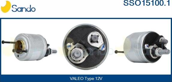 Sando SSO15100.1 - Solenoid açarı, başlanğıc furqanavto.az