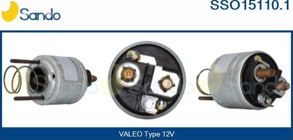 Sando SSO15110.1 - Solenoid açarı, başlanğıc furqanavto.az