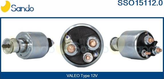 Sando SSO15112.0 - Solenoid açarı, başlanğıc furqanavto.az