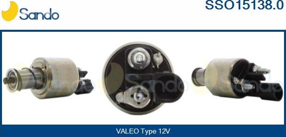 Sando SSO15138.0 - Solenoid açarı, başlanğıc furqanavto.az