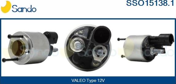 Sando SSO15138.1 - Solenoid açarı, başlanğıc furqanavto.az