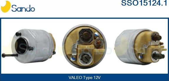 Sando SSO15124.1 - Solenoid açarı, başlanğıc furqanavto.az