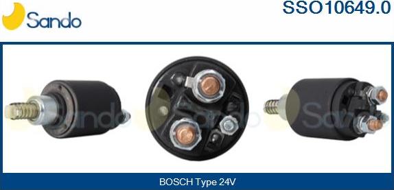 Sando SSO10649.0 - Solenoid açarı, başlanğıc furqanavto.az