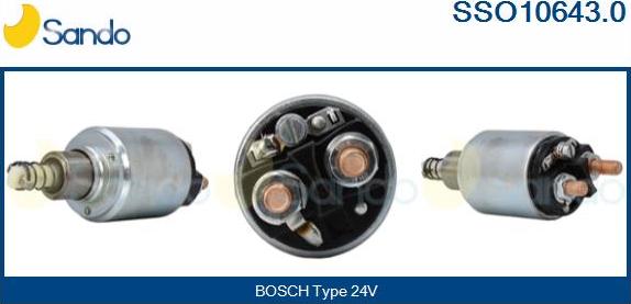 Sando SSO10643.0 - Solenoid açarı, başlanğıc furqanavto.az