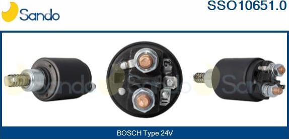 Sando SSO10651.0 - Solenoid açarı, başlanğıc furqanavto.az