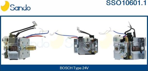 Sando SSO10601.1 - Solenoid açarı, başlanğıc furqanavto.az