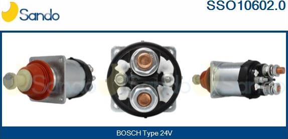 Sando SSO10602.0 - Solenoid açarı, başlanğıc furqanavto.az