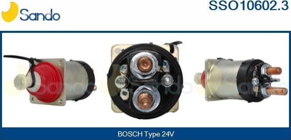 Sando SSO10602.3 - Solenoid açarı, başlanğıc furqanavto.az