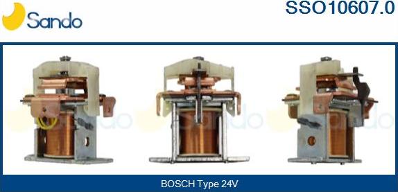 Sando SSO10607.0 - Solenoid açarı, başlanğıc furqanavto.az