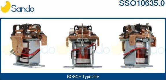 Sando SSO10635.0 - Solenoid açarı, başlanğıc furqanavto.az