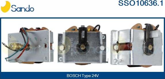 Sando SSO10636.1 - Solenoid açarı, başlanğıc furqanavto.az