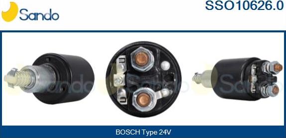 Sando SSO10626.0 - Solenoid açarı, başlanğıc furqanavto.az