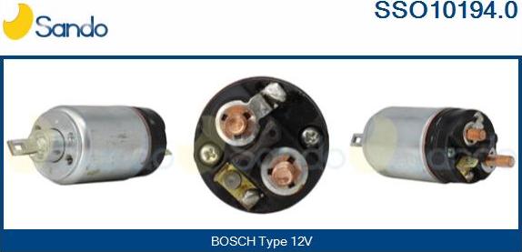 Sando SSO10194.0 - Solenoid açarı, başlanğıc furqanavto.az