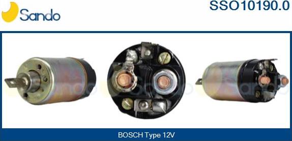 Sando SSO10190.0 - Solenoid açarı, başlanğıc furqanavto.az