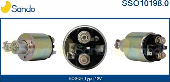 Sando SSO10198.0 - Solenoid açarı, başlanğıc furqanavto.az