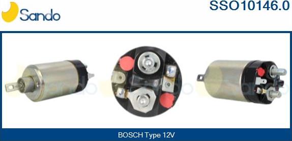 Sando SSO10146.0 - Solenoid açarı, başlanğıc furqanavto.az