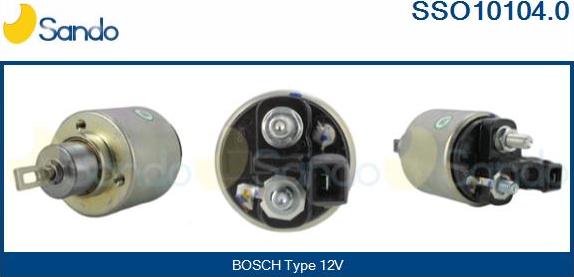 Sando SSO10104.0 - Solenoid açarı, başlanğıc furqanavto.az