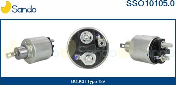 Sando SSO10105.0 - Solenoid açarı, başlanğıc furqanavto.az