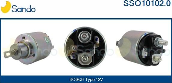 Sando SSO10102.0 - Solenoid açarı, başlanğıc furqanavto.az