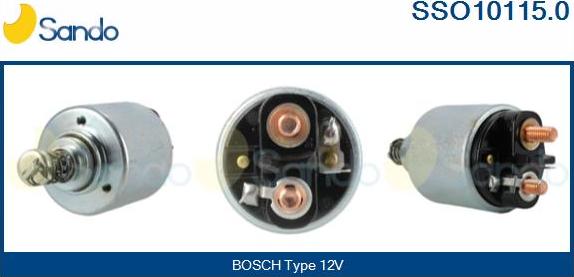 Sando SSO10115.0 - Solenoid açarı, başlanğıc furqanavto.az