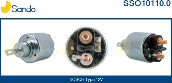 Sando SSO10110.0 - Solenoid açarı, başlanğıc furqanavto.az